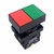 Botão Duplo Plastico P20APL-1C 1NA/1NF (P20BPL-1C) - METALTEX