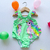 Malla Beba Unicornios verde