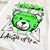 Remera Bear verde - comprar online