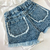Short jean stras - Lupeé Store - Ropa de bebé