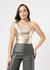 Top Couro Um Ombro Vivian - loja online