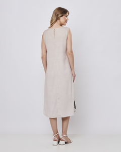 VESTIDO Caroll 24670 REGATA ESTAMPA LOCALIZADA CREPE na internet