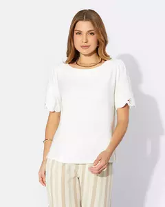 BLUSA Caroll 24650 BORDADO MNG MARANT VISCOSE - comprar online
