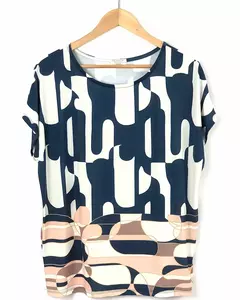 BLUSA Caroll 25041 VNZ BASIC GEO - Loja de Roupas A Praça 