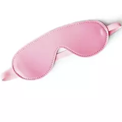 Antifaz Ciego de Cuero Vegano Rosa