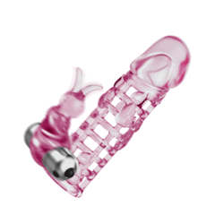 FUNDA CON VIBRADOR Y EXTENSIÓN TEXTURADA - comprar online