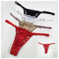 Tangas encaje X 3 unidades