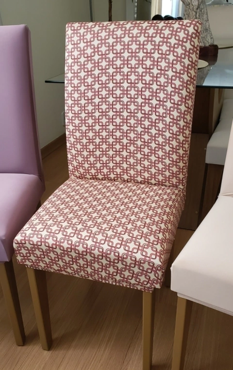 SALDÃO - Capa de Cadeira ESTAMPA GEOMÉTRICA