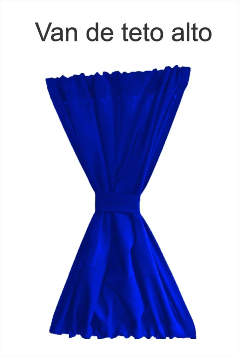 Cortina Para Van Teto Alto - comprar online