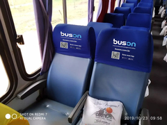 Imagem do Capas Personalizadas para cabeceira encosto de banco de Ônibus e Vans