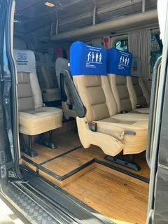 Capas Personalizadas para cabeceira encosto de banco de Ônibus e Vans