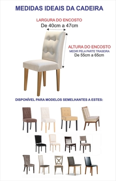 Capa de Cadeira ESTAMPA QUADRICULADA na internet