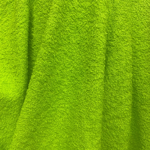 TOALLA DOBLE FELPA VERDE MANZANA