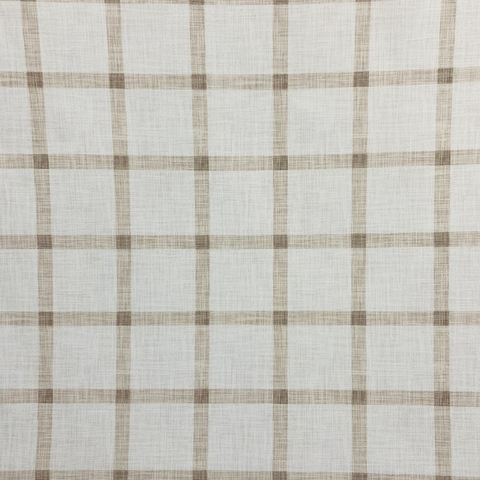GABARDINA ACRILICA A CUADROS LINO BEIGE