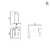 Percha - Cuarzo AC201 - Homeinox