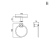 Toallero de aro - Cuarzo AC206 - Homeinox