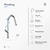 Imagen de Griferia TOUCH Extensible de inoxidable - GS701*