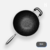 Wok en Acero Inoxidable Antiadherente 32cm + Delantal Chef de regalo HI-KW102 - Homeinox