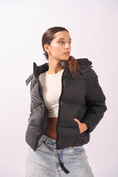 Puffer Amalia NEGRA - comprar online