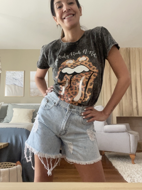 Shorts largo de Jean
