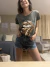 SHORT DE JEAN VIOLET - tienda online