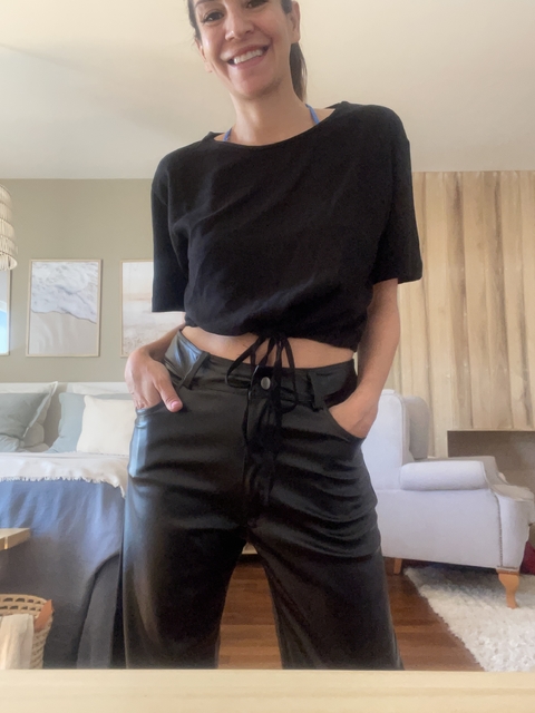 Pantalón Cata eco cuero - comprar online