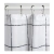 Cortina de Baño Cuadrados Negros Concepto Deco - comprar online