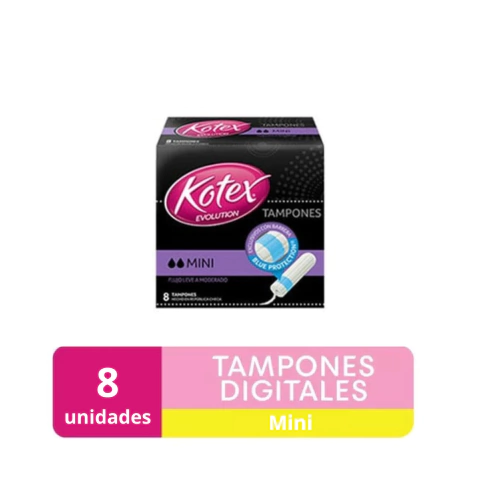 Tampones Kotex Mini x 8 unidades