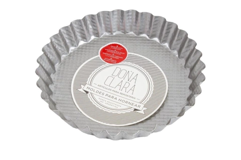 Tartera Fija Alta con Ondas Doña Clara 26x5 cm