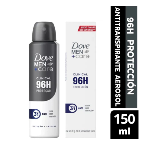 Antitranspirante Dove Men Care 96hs Clinical 150ml - comprar online