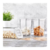 Frasco de Acrílico Cuadrado Hermetico x 750ml - comprar online