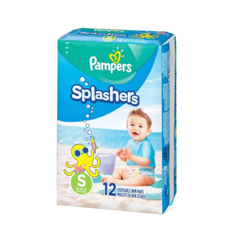 Pañal para el Agua Pampers Splashers Pequeño x12 unidades - comprar online