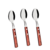 Cucharita Mango de Madera Tramontina Polywood - Set de 3 - comprar online