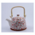 Tetera Rosas de Porcelana Decormesa 900ml