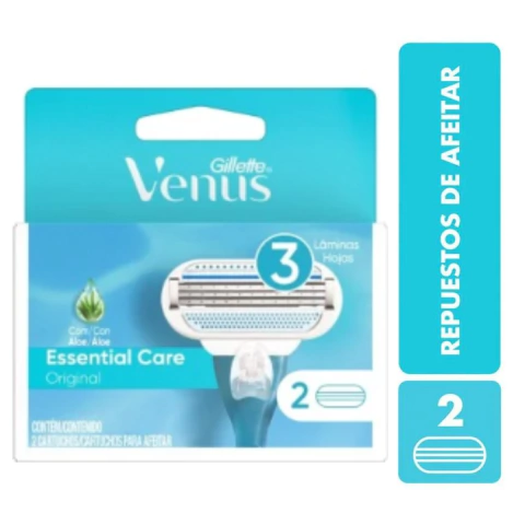 Repuesto Gillette Venus Essential Care Original x 2uni