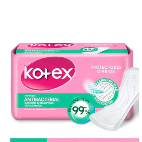 Protector Diario Kotex Antibacterial x 20uni