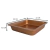 Molde Asadera Antiadherente Cuadrado Cobre Jovifel 22,5cm - comprar online