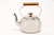 Pava de Acero Inoxidable Golden Art Bocha Florencia Madera Lisa 1.3lt - comprar online