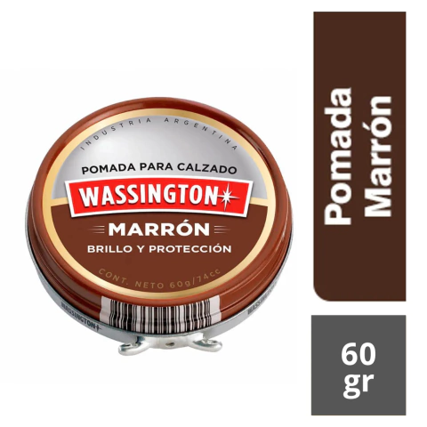 Pomada para Calzado Wassington Marrón 60gr - comprar online