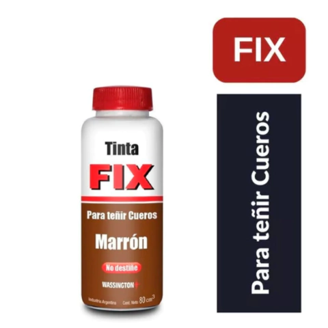 Tinta para Teñir Cueros Marrón Wassington 80ml - comprar online