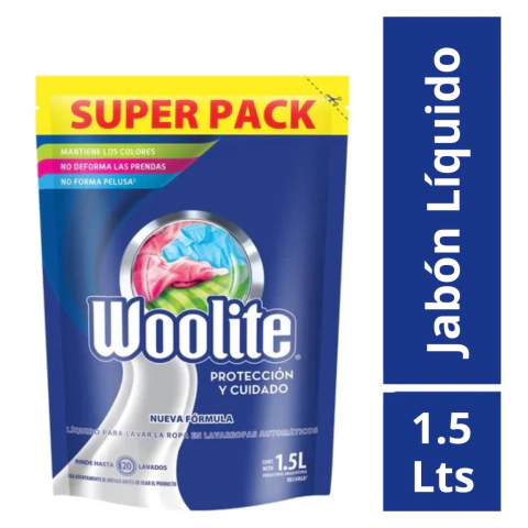 Jabón Líquido para Ropa Woolite Matic Todos los Dias x 1.5L - comprar online