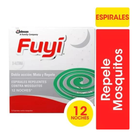Espiral Insecticidas Fuyí Original x 12 unidades