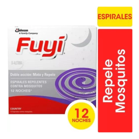 Espiral Insecticida Fuyí Country x 12 unidades