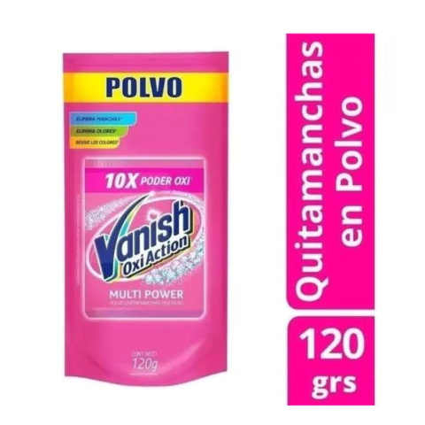 Quitamanchas en Polvo Vanish Multi Power x 120gr