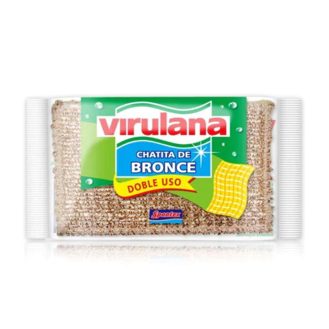 Esponja Bronce Virulana Chatita x1