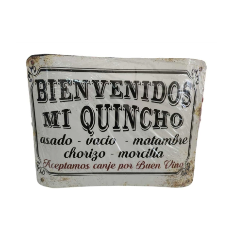 Chapa Retro Nº2 Surtida 25x35 cm