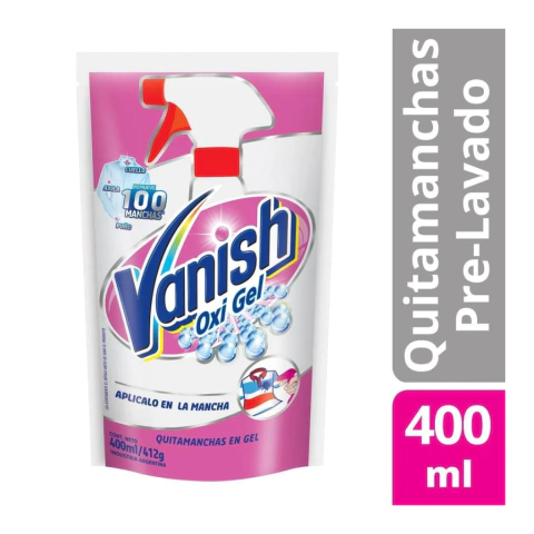 Quitamanchas Oxi Gel Vanish Doypack x 400ml