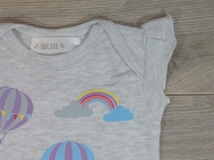 Enterito "A volar" melange con voladito - comprar online