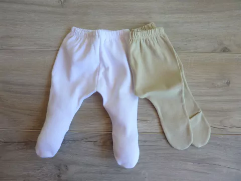 Pack ranitas básicas x2 arena-blanco