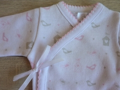 Ajuar básico prematuro estampado rosa - comprar online